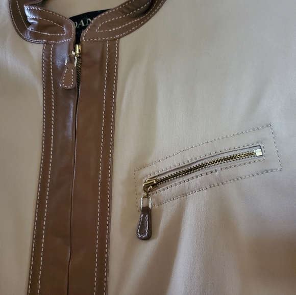 Handsome Jacket with Leather Trim - Picture 5 of 5